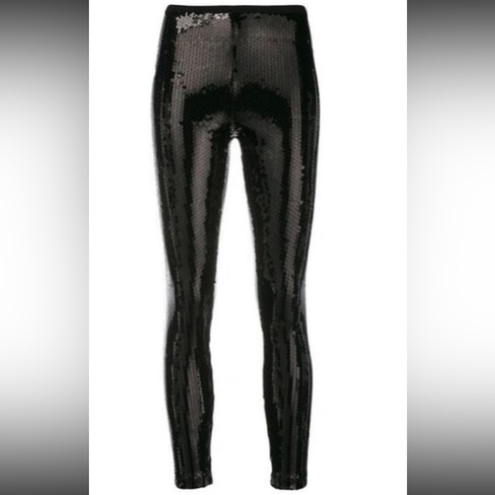 Marc Jacobs Stretch Sequin Leggings in Black Size 0